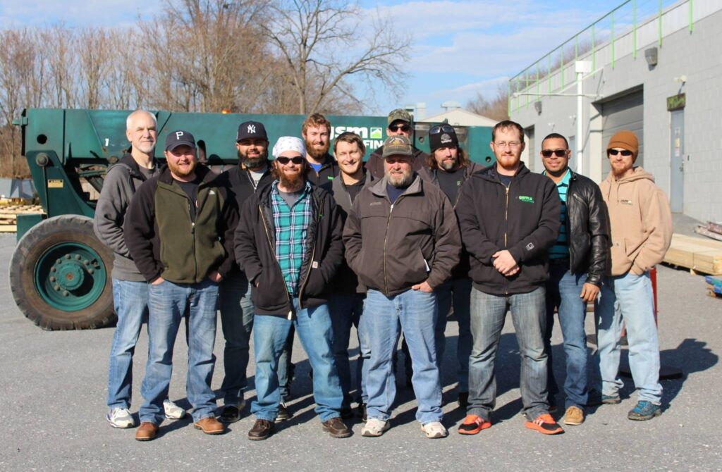GSM Roofing's commercial roofing team