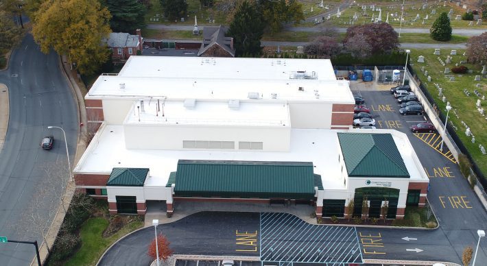 Roof Coating Systems on Christiana Building
