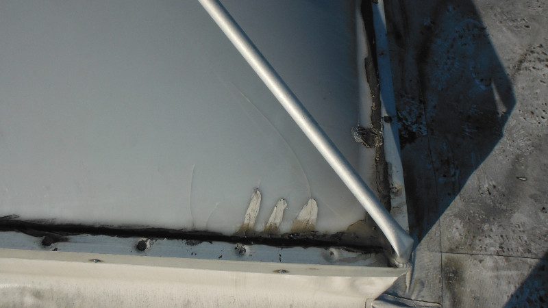 Cracked skylight repair