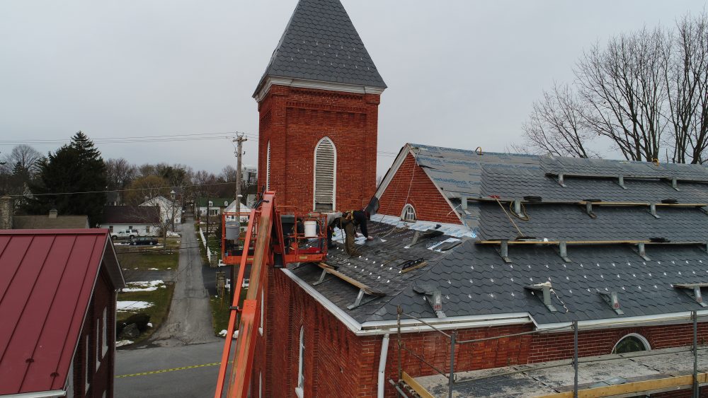 Maytown Reformed United Church of Christ Roof Restoration in Maytown, PA
