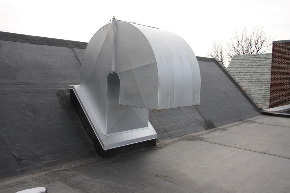 Custom metal fabrication for commercial roofs