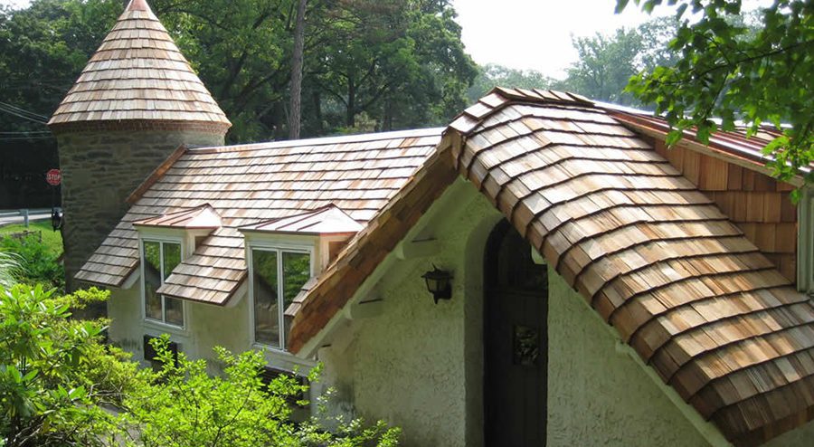 Commercial cedar roofing services
