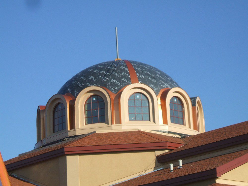 Church Dome Leak Repair & New Metal Roofing System Installation for St Sophia Greek Orthodox Church of Valley Forge