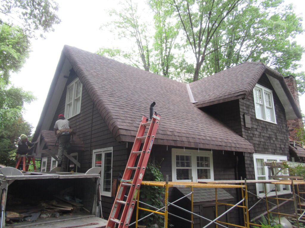 historic Acorn Cottage roof restoration in Ephrata, PA
