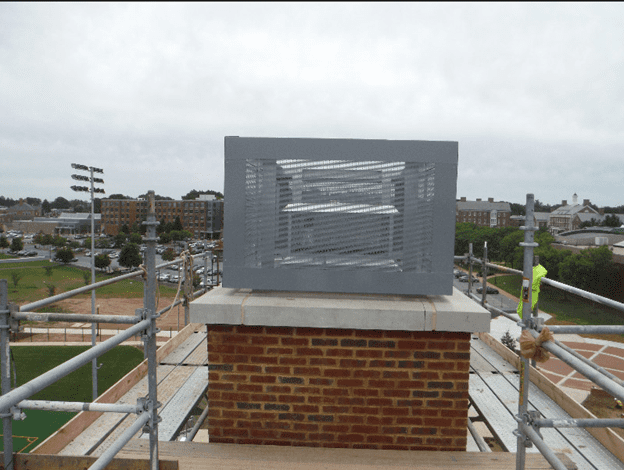 custom metal work on roof