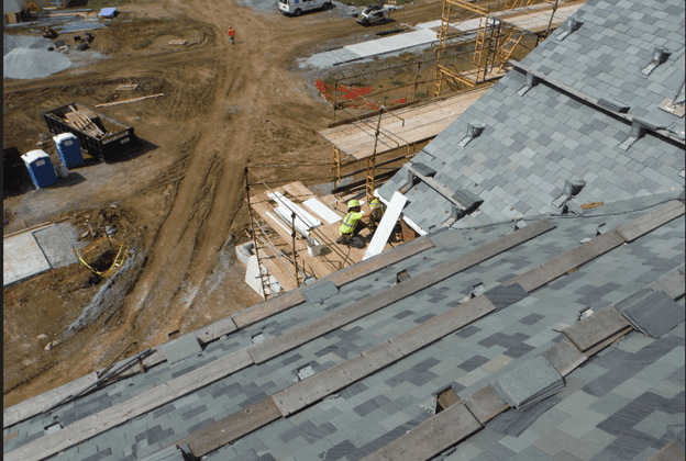 slate roof