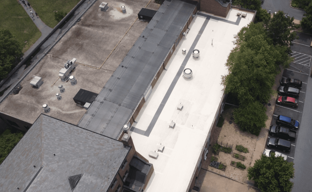 Roof flashing and curb project in Lancaster, PA