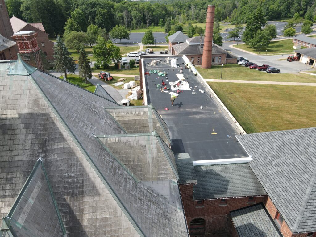 No Edge Protection on Flat Roof