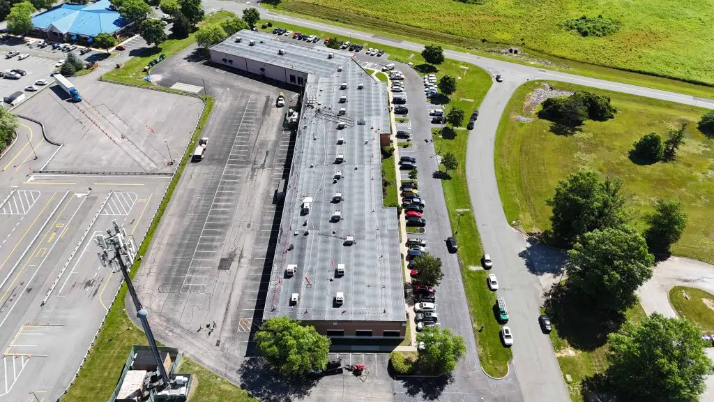 Roof replacement on the Cecil County building